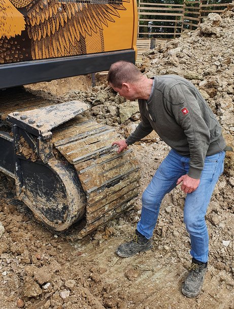 CASE CX Raupenbagger bei der Beiler GMBH 
